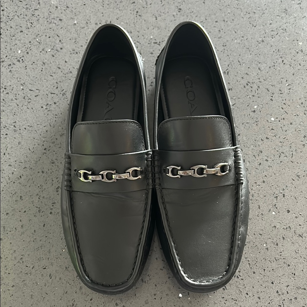 COACH Men's Black Loafers
